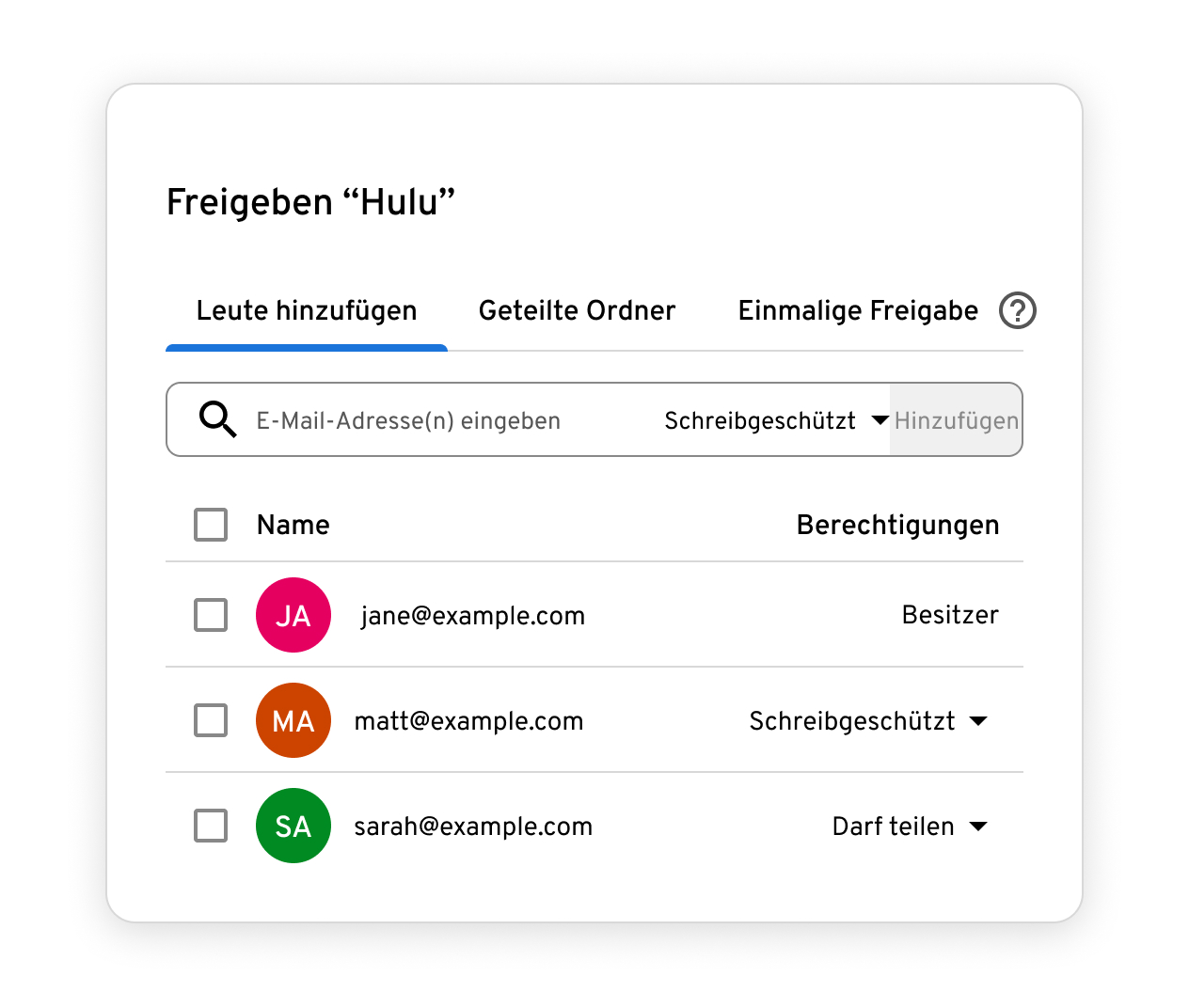 Sichere Freigabe von Passwörtern