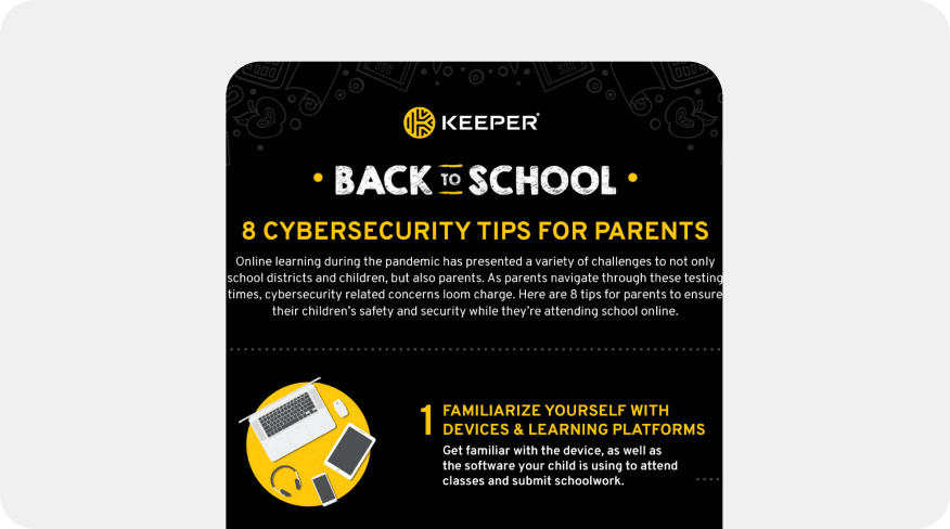 Back-to-School 2020:<br>8 Cybersecurity Tips for Parents