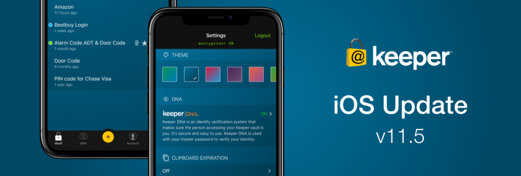 iOS Version 11.5 Update Released for Keeper Password Manager