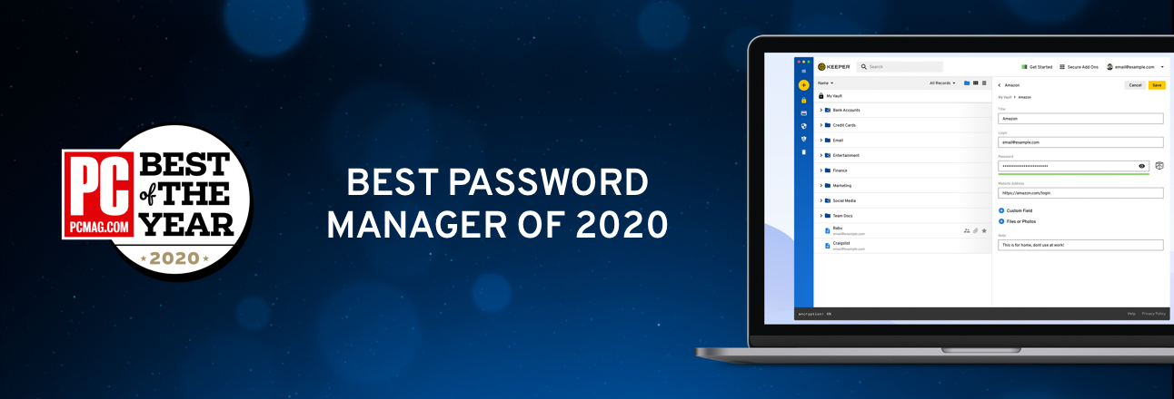PCMag Names Keeper Best Password Manager for the 3rd Consecutive Year