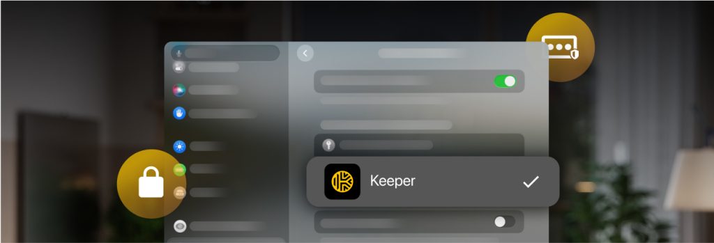 L’informatique spatiale sécurisée avec Keeper et Apple Vision Pro