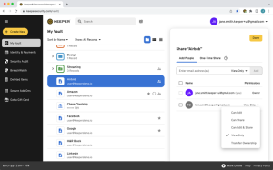 Keeper Part How Secure Sharing in Keeper Works